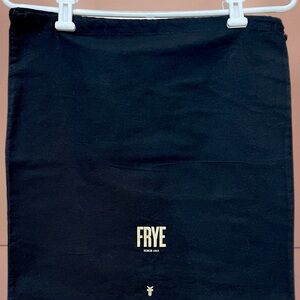 Frye Large Black Storage Dust Bag with Logo